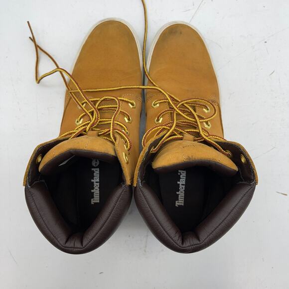 Timberland Women's Londyn Warm Lined Combat Boot Wheat Nubuck Us Size 7.5 - Picture 10 of 16